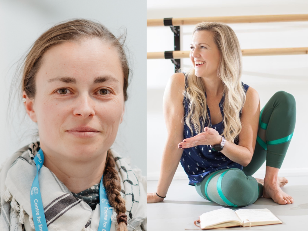 A lockup of two headshots: Lucy Hinds, image courtesy of the artist and Penny Chivas, image credit Marc Miller. A lock up of two headshots: Lucy Hinds and Penny Chivas.
